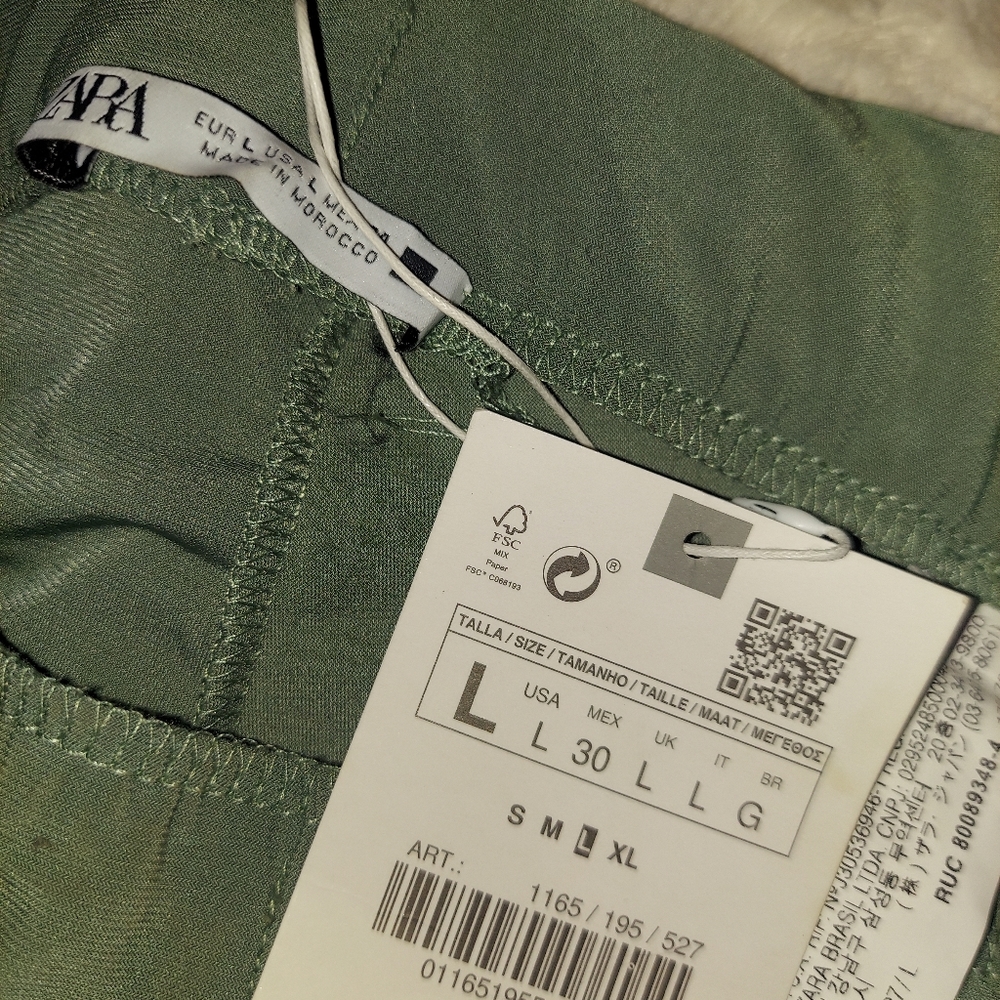 Zara Wide leg flowy pants. - Picture 6 of 8